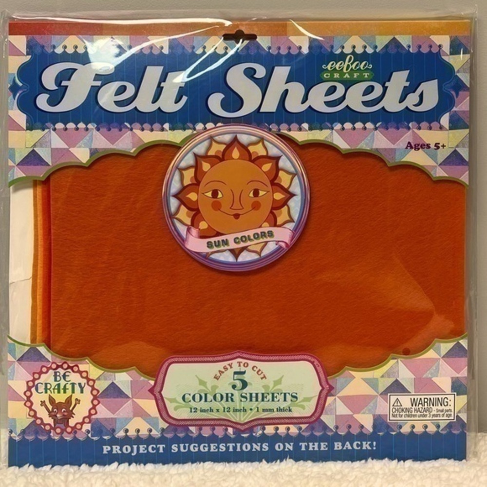 EeBoo Craft Felt Sheets